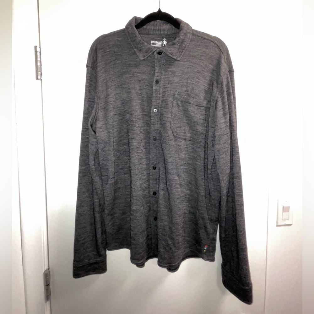 Smartwool Merino Wool Long Sleeve Button Up Shirt